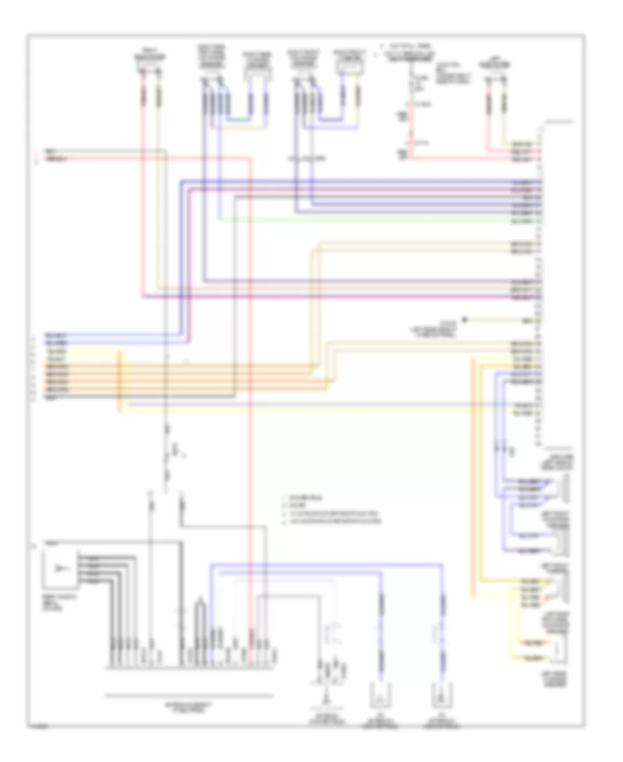 Hifi Radio Wiring Diagram, without CIC, CCC & M-ASK (2 из 2) для BMW 135is 2013