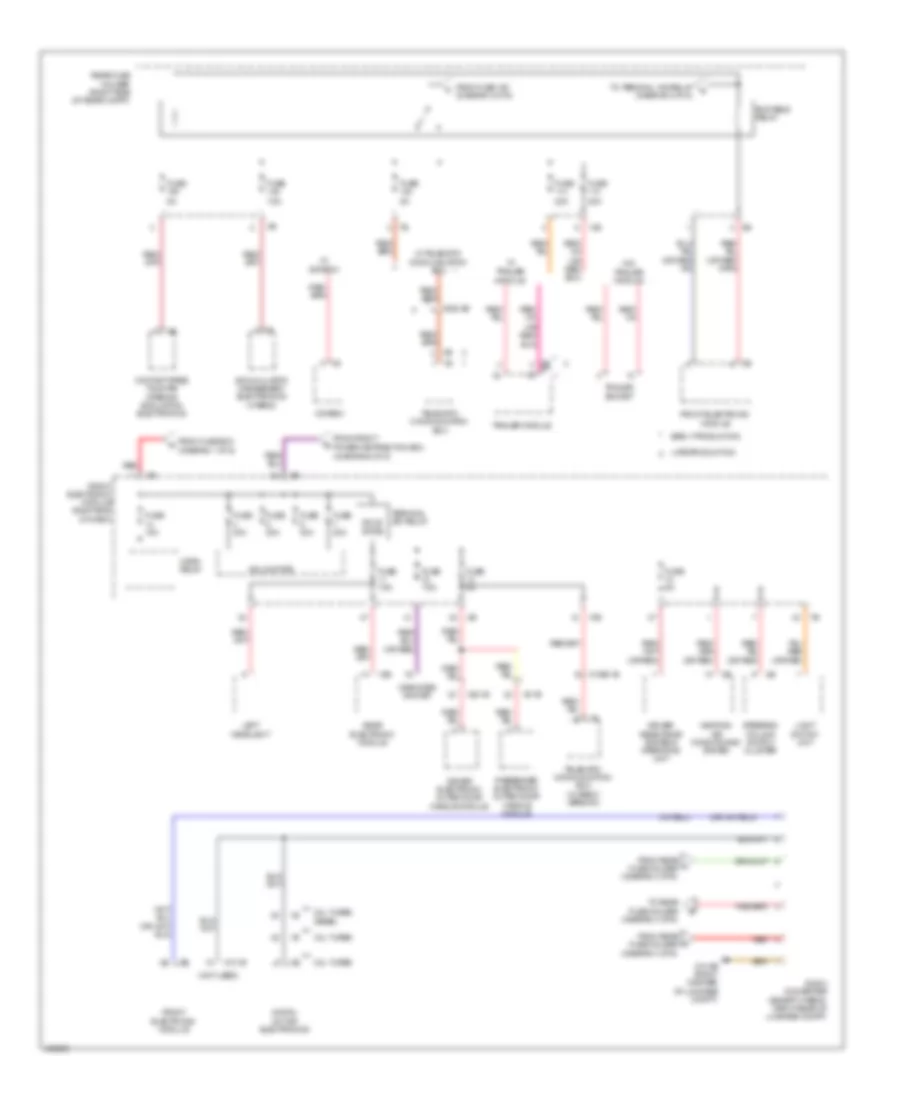 Электросхема блока предохранителей и реле (4 из 6) для BMW 328d 2014