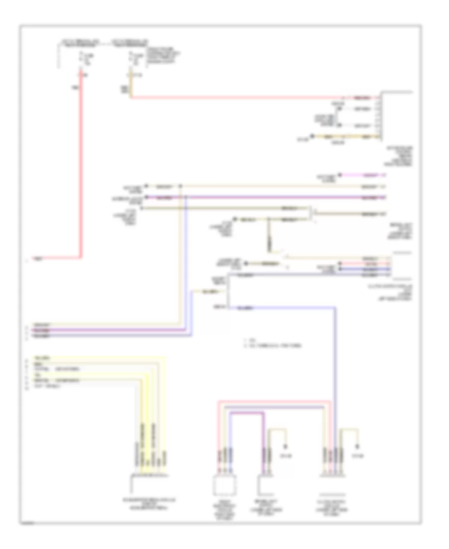 Электросхема системы круизконтроля (2 из 2) для BMW 320i 2013