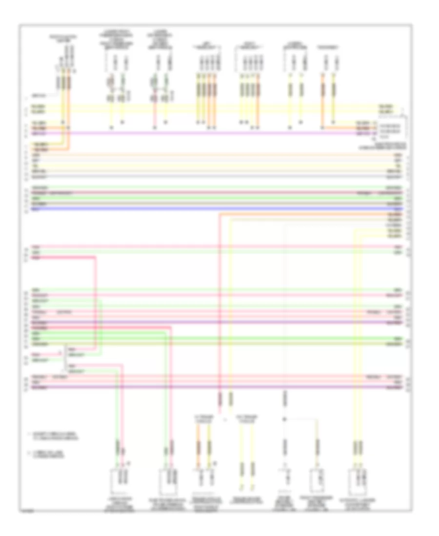 Электросхема линии передачи данных CAN (2 из 4) для BMW 328i GT xDrive 2014