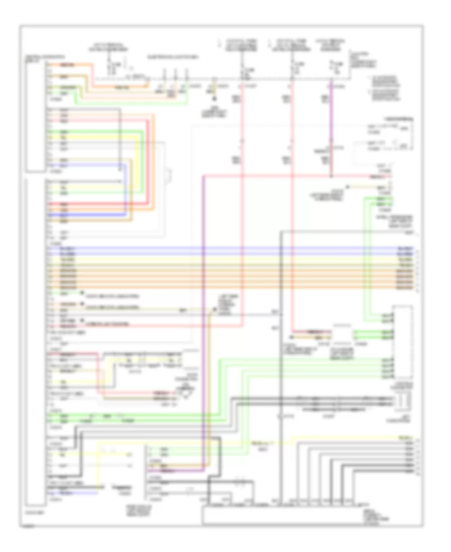 Navigation Wiring Diagram, Coupe withCCC, M-ASK & Hifi Radio (1 из 2) для BMW 335i 2013