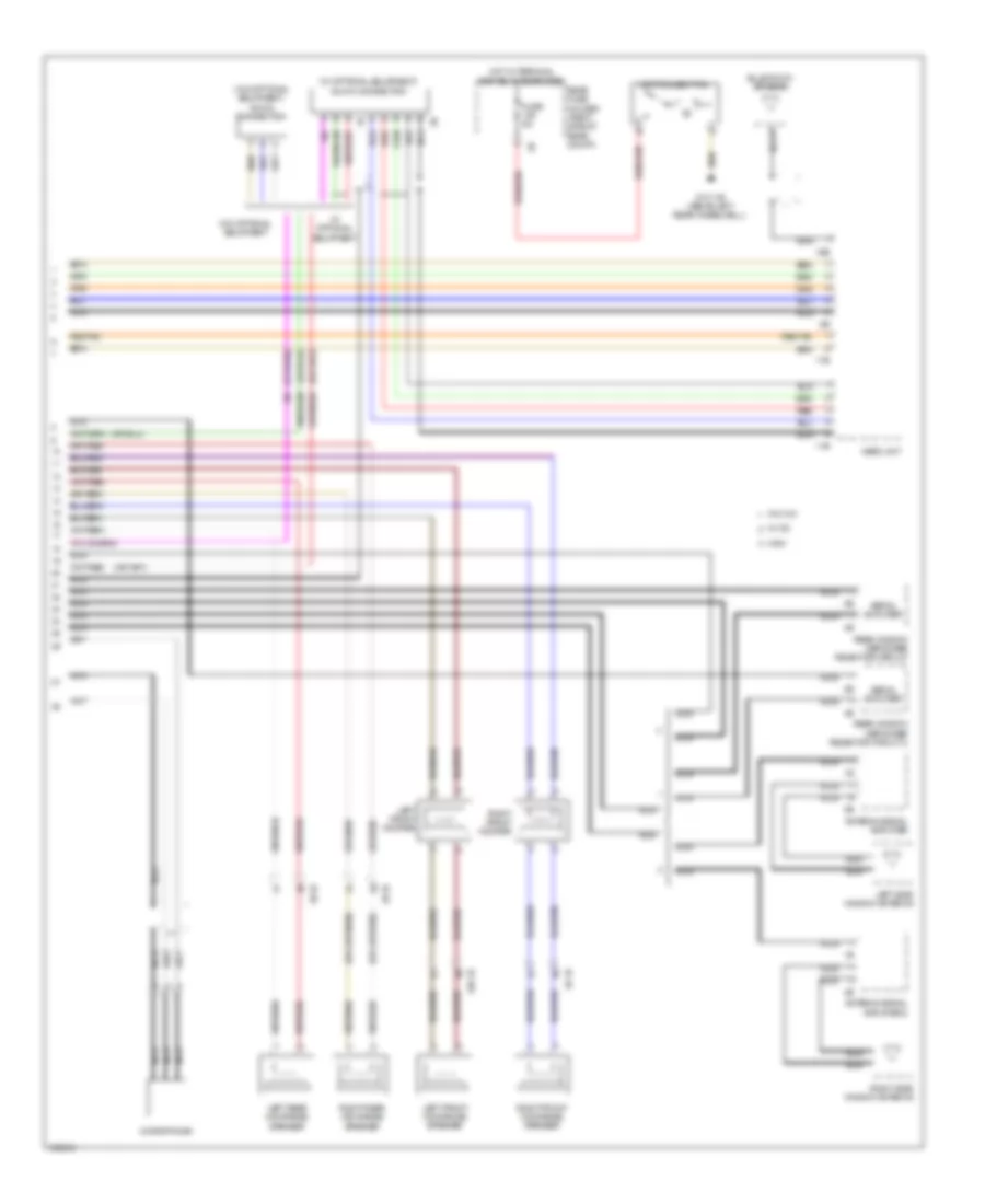Navigation Wiring Diagram, without Hifi Radio & Active Sound Design (4 из 4) для BMW 335i GT xDrive 2014