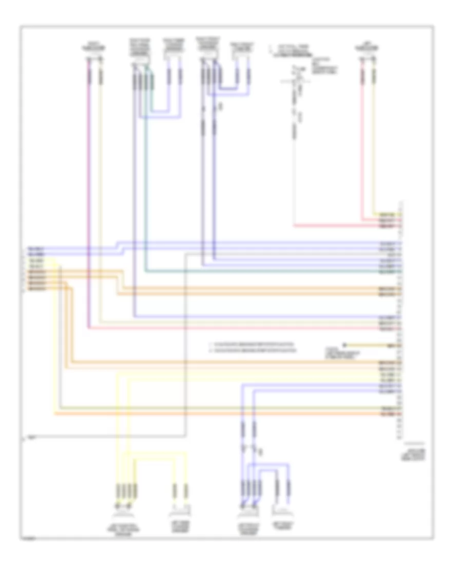 Hifi Radio Wiring Diagram, Coupe without CIC, CCC & M-ASK (2 из 2) для BMW 335is 2013
