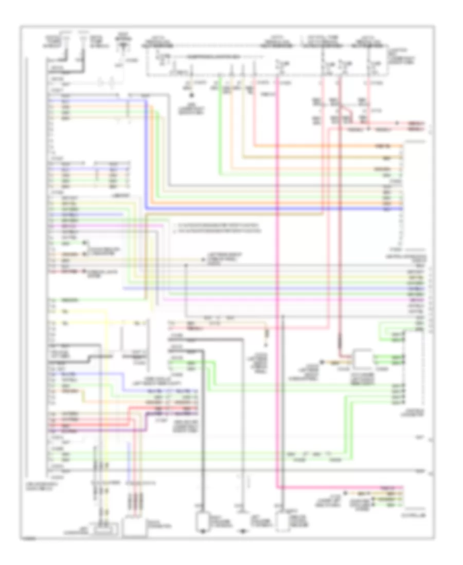 Navigation Wiring Diagram, Convertible withCIC & Hifi Radio (1 из 2) для BMW 335is 2013