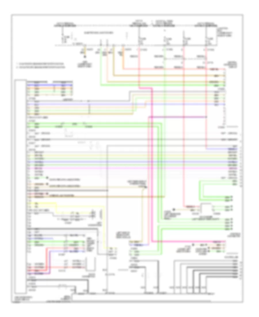 Navigation Wiring Diagram, Coupe withCIC & Hifi Radio (1 из 2) для BMW 335is 2013