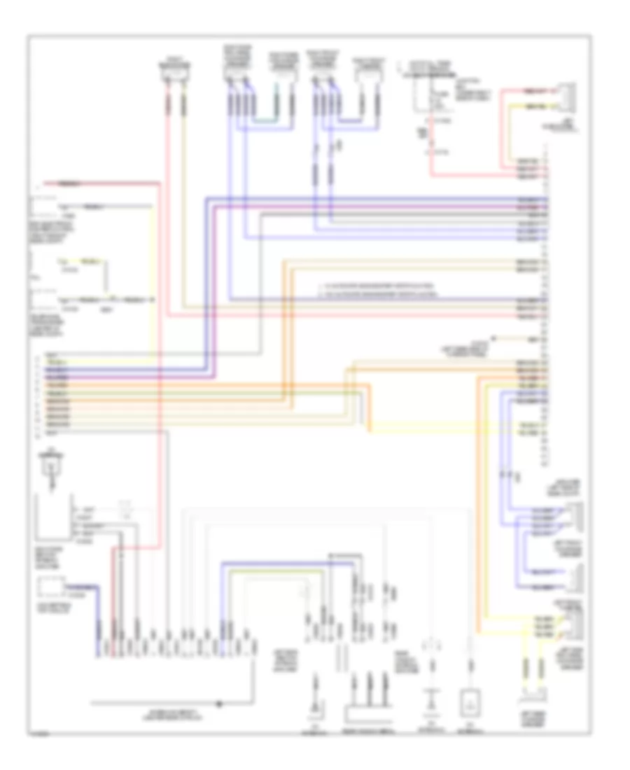 Hifi Radio Wiring Diagram, Convertible withCCC & M-ASK (2 из 2) для BMW 335is 2013