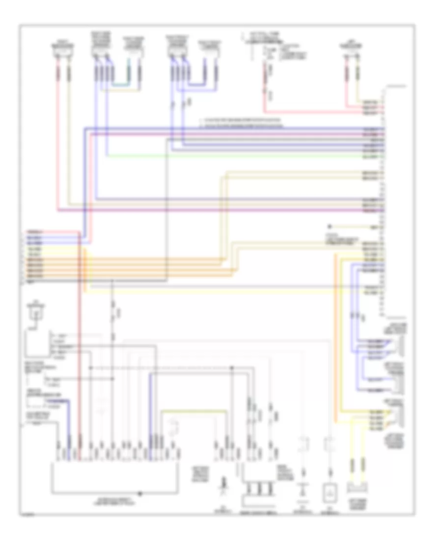 Hifi Radio Wiring Diagram, Convertible without CIC, CCC & M-ASK (2 из 2) для BMW 335is 2013