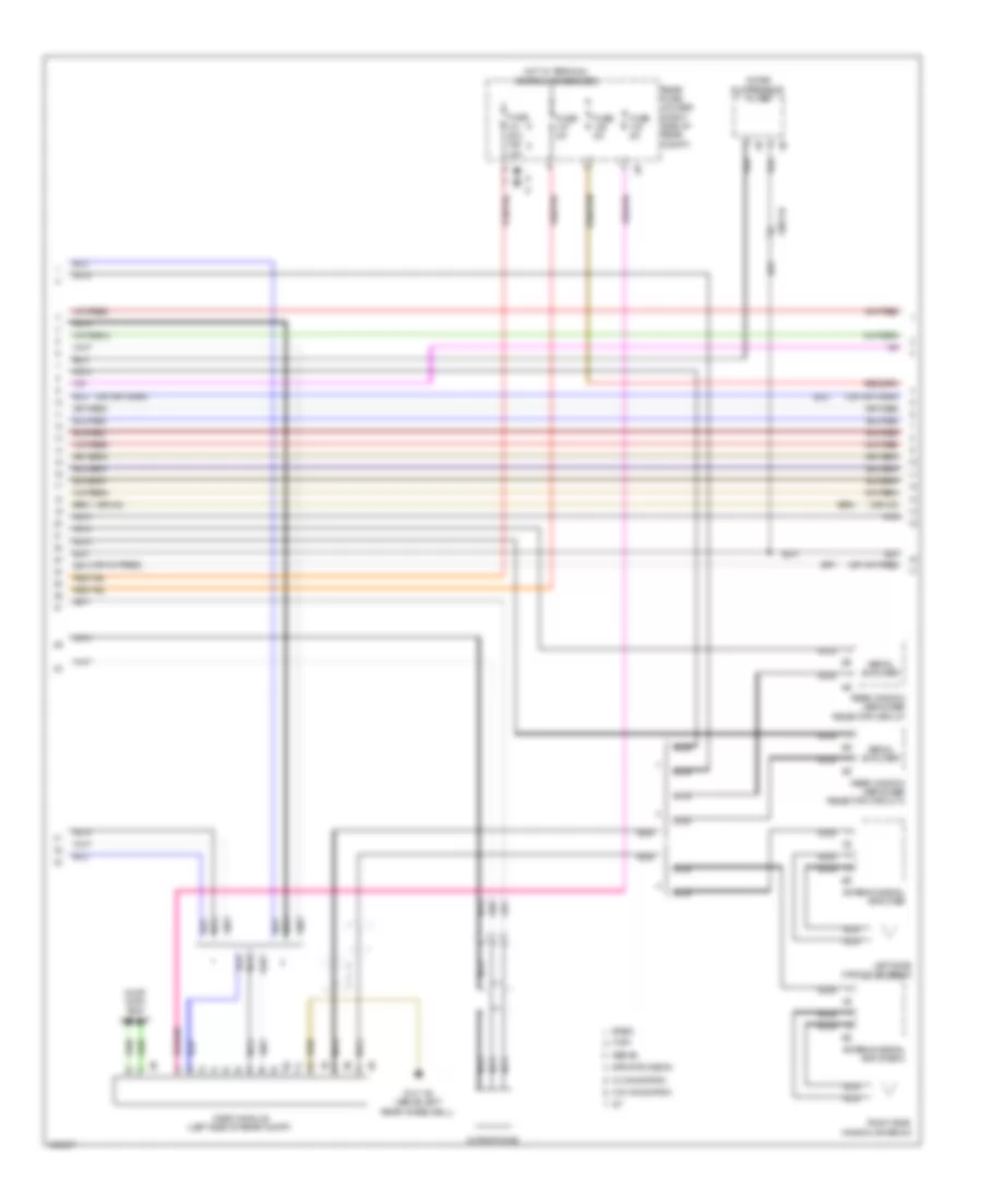 Navigation Wiring Diagram, withHifi Radio & Active Sound Design (3 из 6) для BMW 335i xDrive 2014