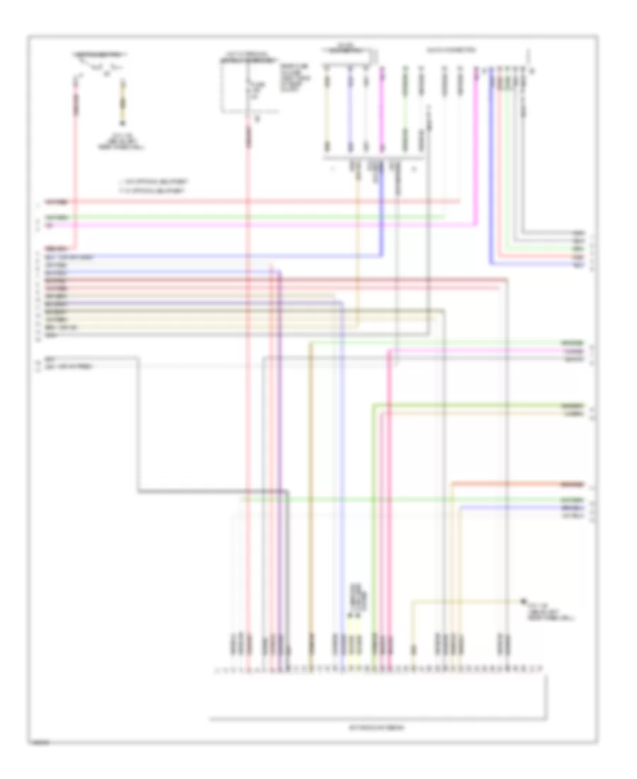 Navigation Wiring Diagram, withHifi Radio & Active Sound Design (4 из 6) для BMW 335i xDrive 2014