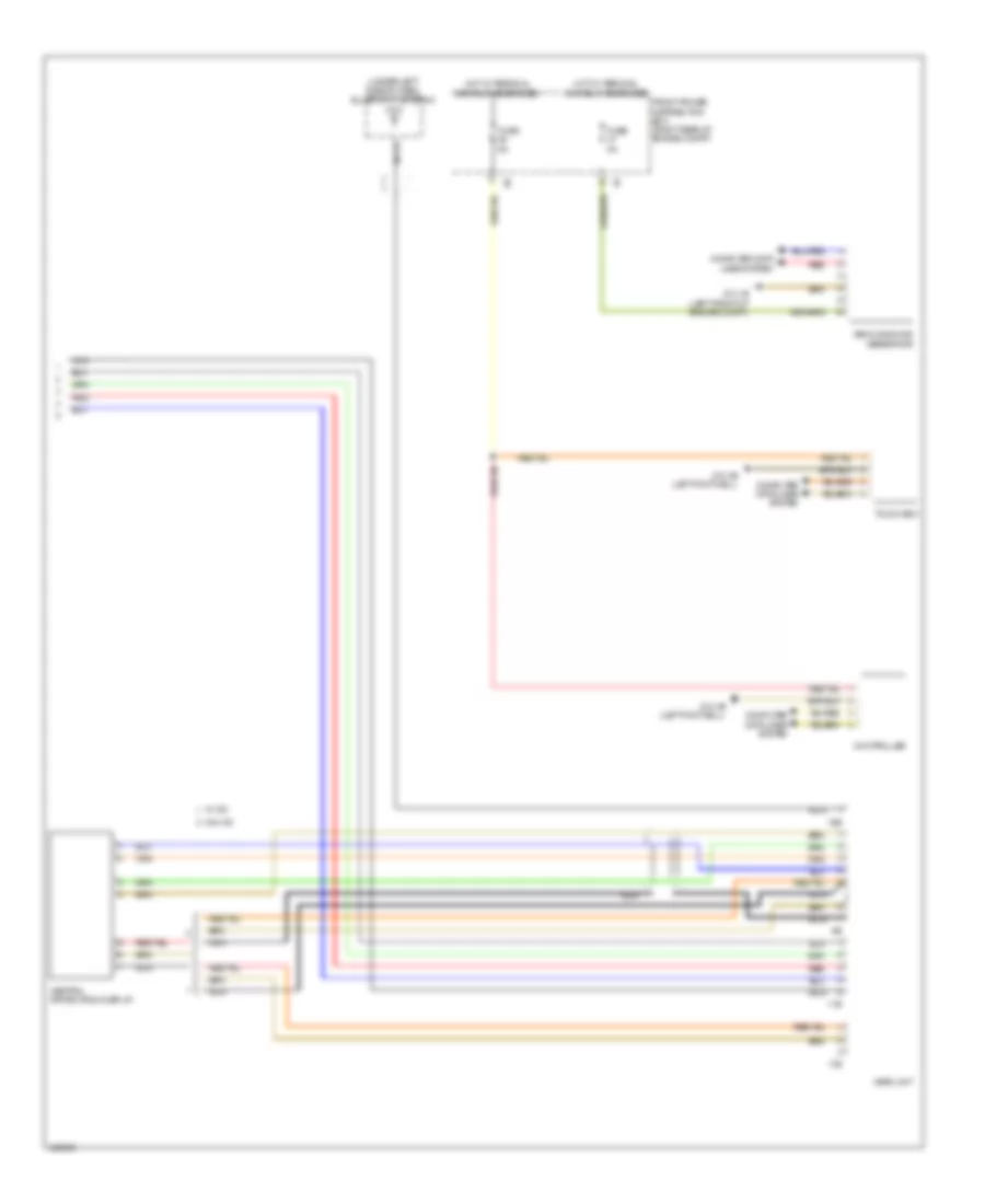 Navigation Wiring Diagram, withHifi Radio & Active Sound Design (6 из 6) для BMW 335i xDrive 2014
