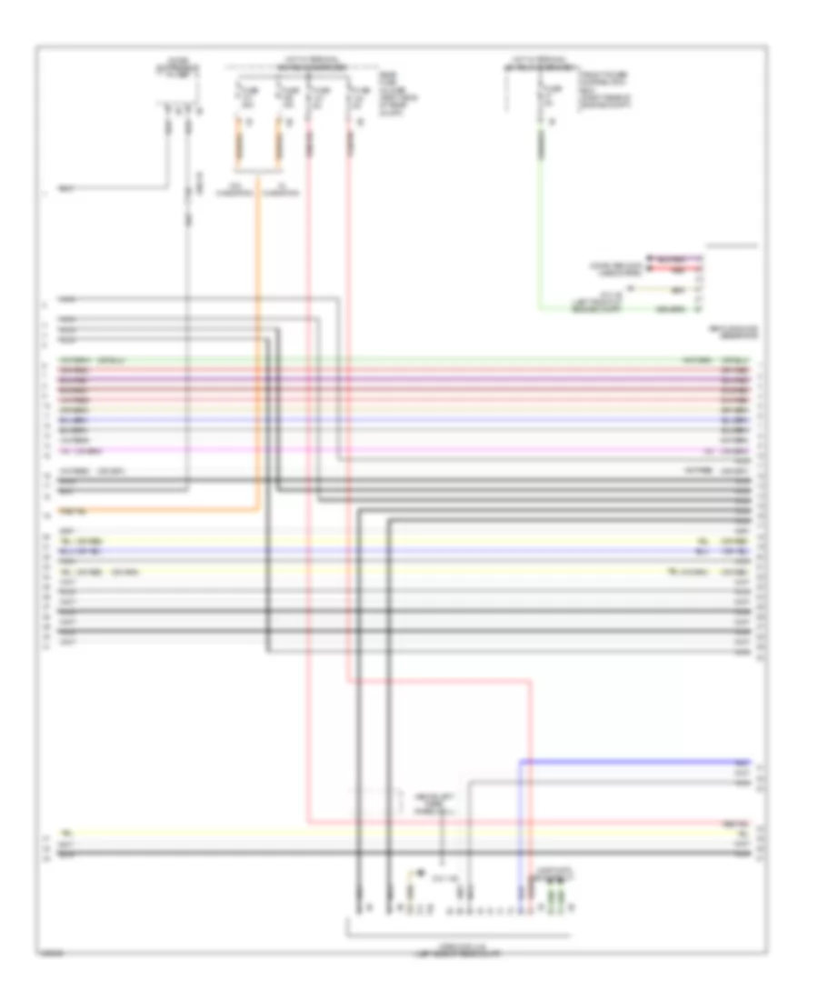 Navigation Wiring Diagram, without Hifi Radio & Active Sound Design (2 из 4) для BMW 335i xDrive 2014