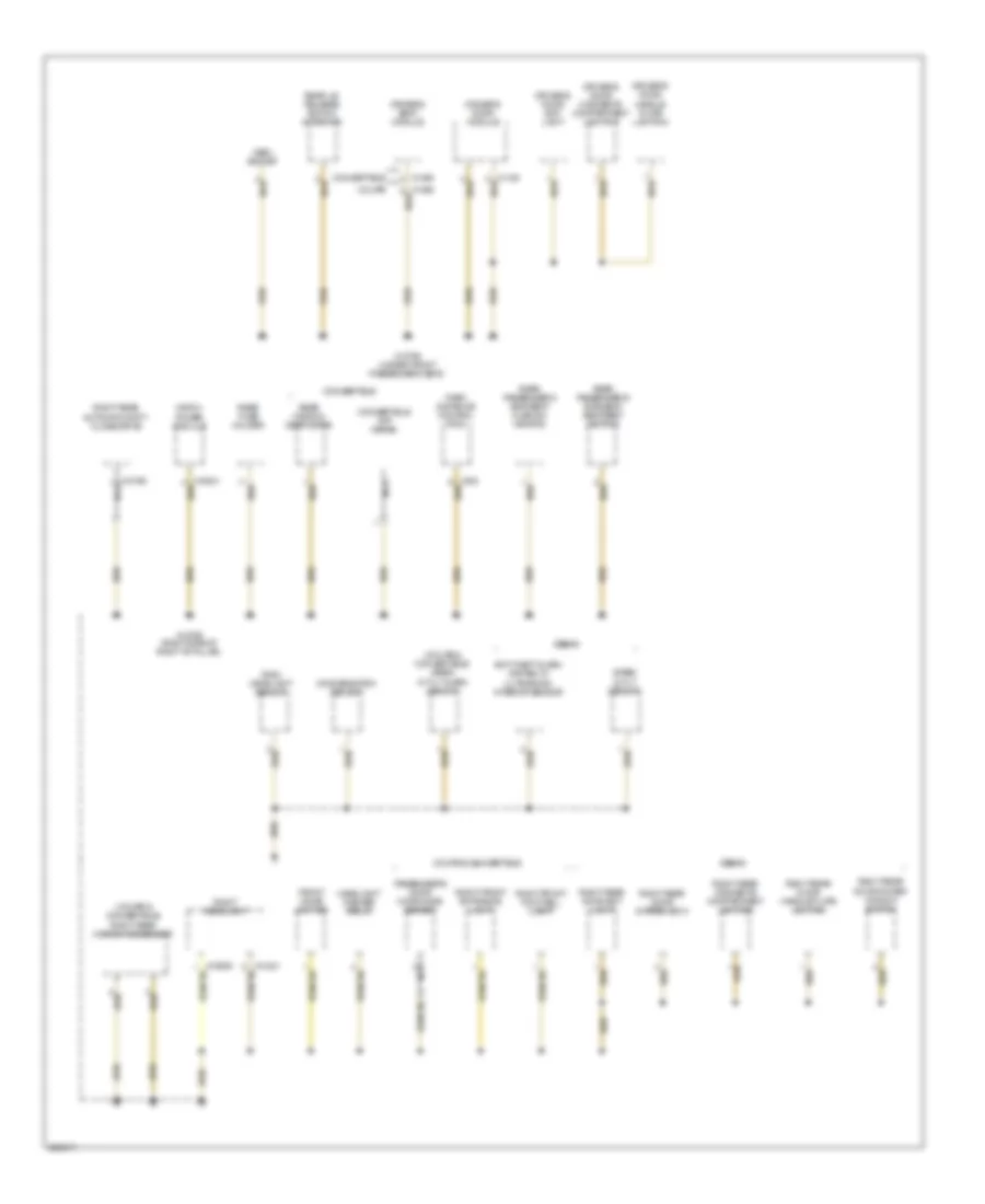 Электросхема подключение массы заземления (5 из 7) для BMW 650i 2009