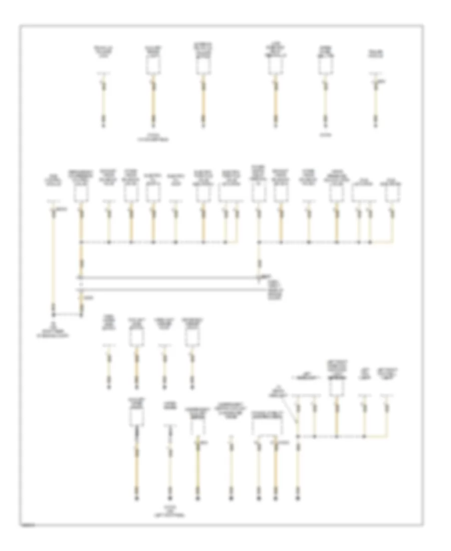 Электросхема подключение массы заземления (7 из 7) для BMW 650i 2009