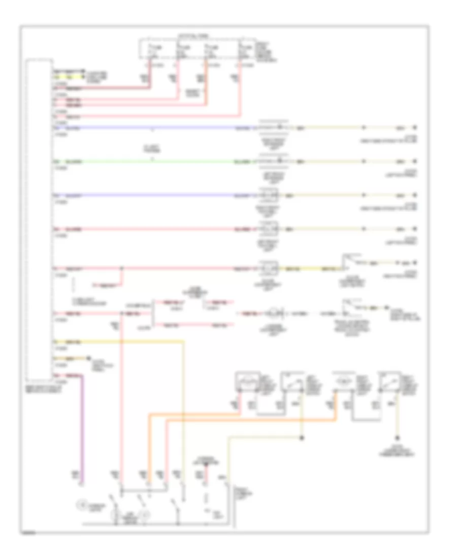 Электросхема подсветки для BMW 650i 2009
