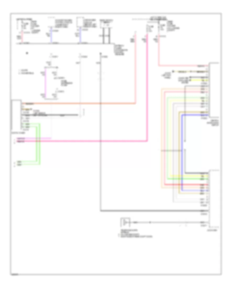 Электросхема магнитолы (3 из 3) для BMW 650i 2009
