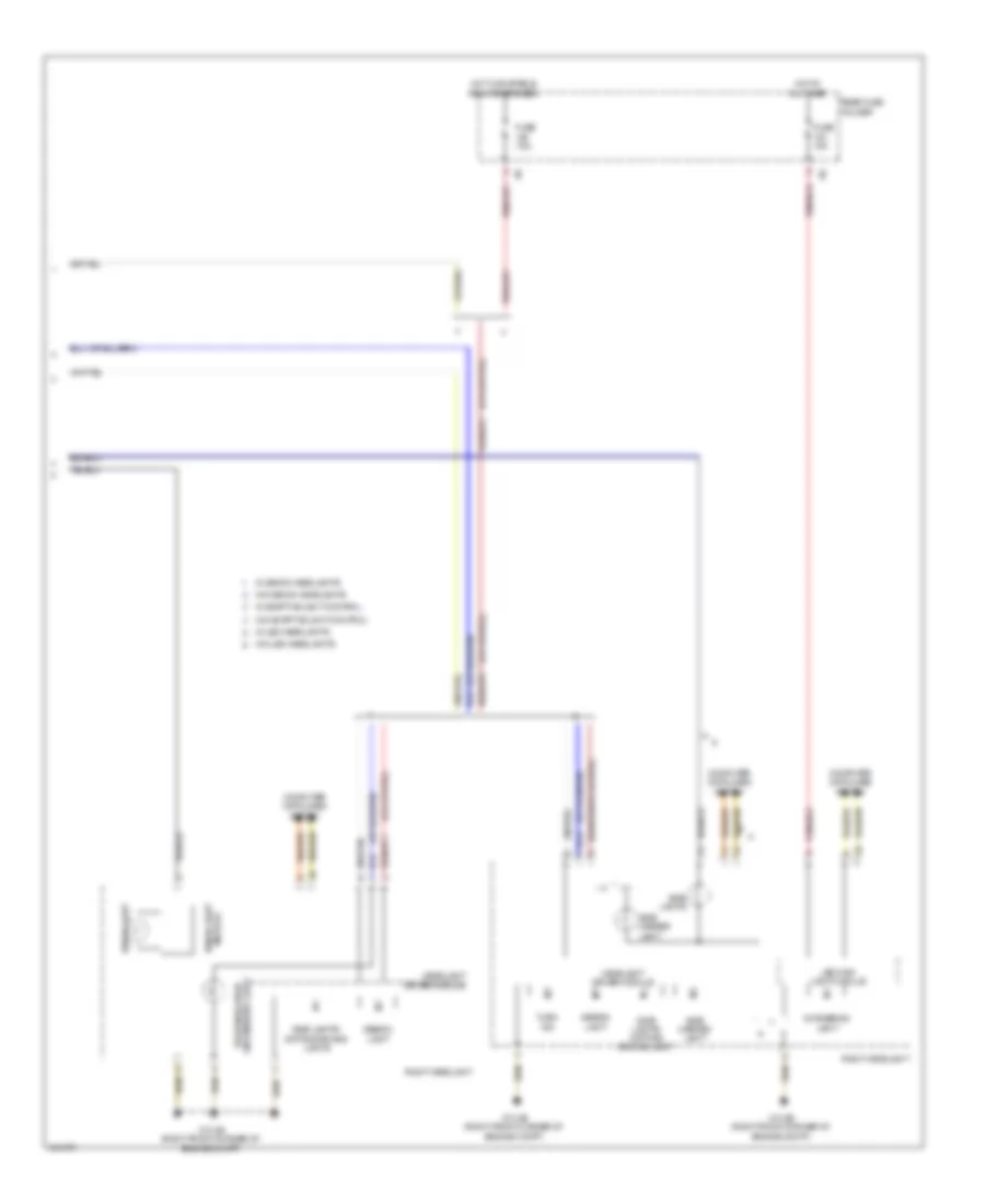 Электросхема внешнего освещения (5 из 5) для BMW 428i 2014