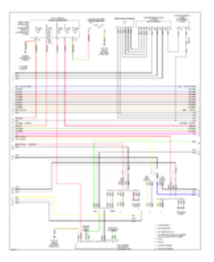 Navigation Wiring Diagram, withHifi Radio & Active Sound Design (3 из 5) для BMW 428i 2014
