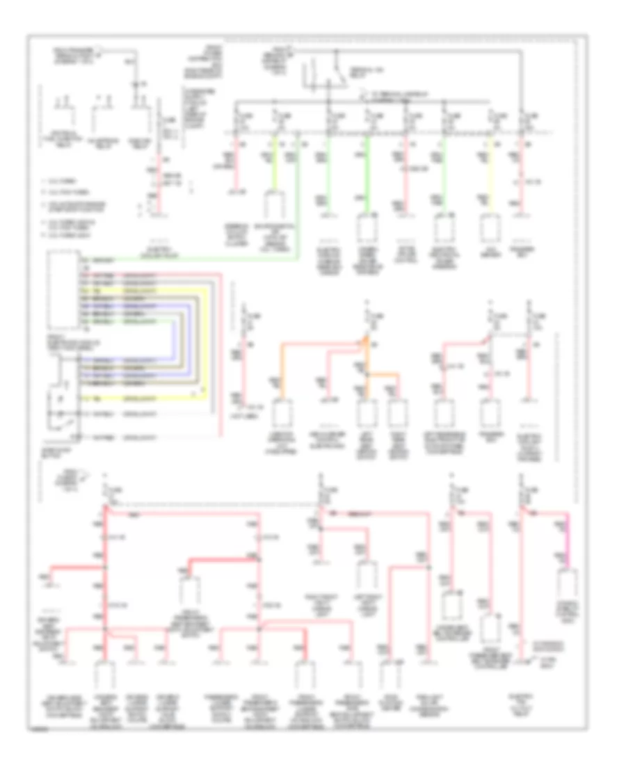 Электросхема блока предохранителей и реле (2 из 4) для BMW 428i 2014