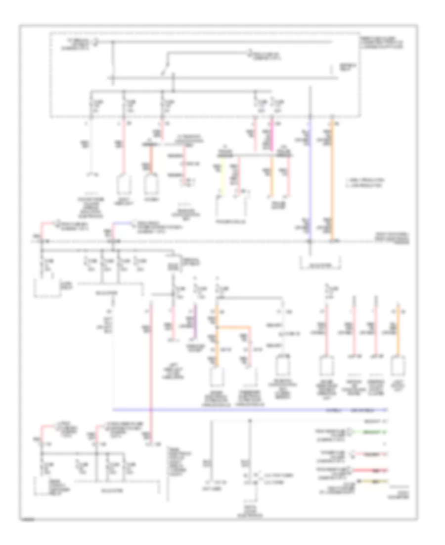 Электросхема блока предохранителей и реле (4 из 4) для BMW 428i 2014
