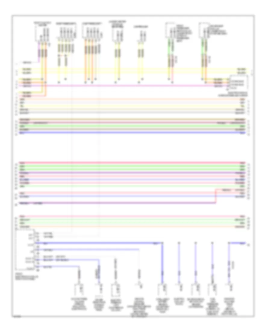 Электросхема линии передачи данных CAN (2 из 4) для BMW 435i xDrive 2014