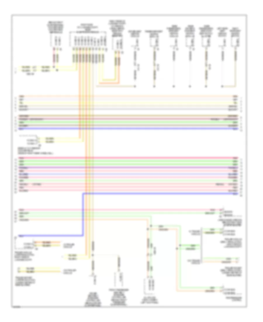 Электросхема линии передачи данных CAN (3 из 4) для BMW 435i xDrive 2014