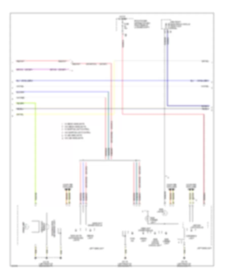 Электросхема внешнего освещения (4 из 5) для BMW 435i xDrive 2014