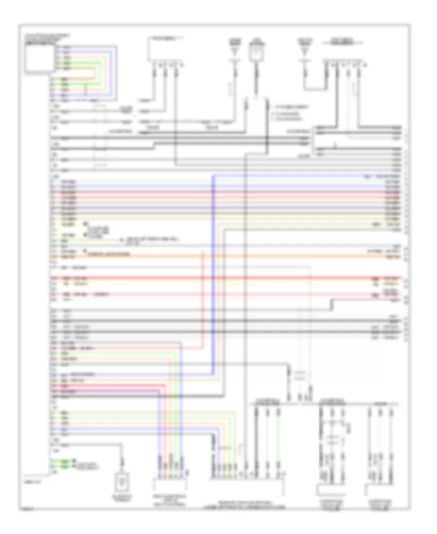 Navigation Wiring Diagram, withHifi Radio & Active Sound Design (1 из 5) для BMW 435i xDrive 2014