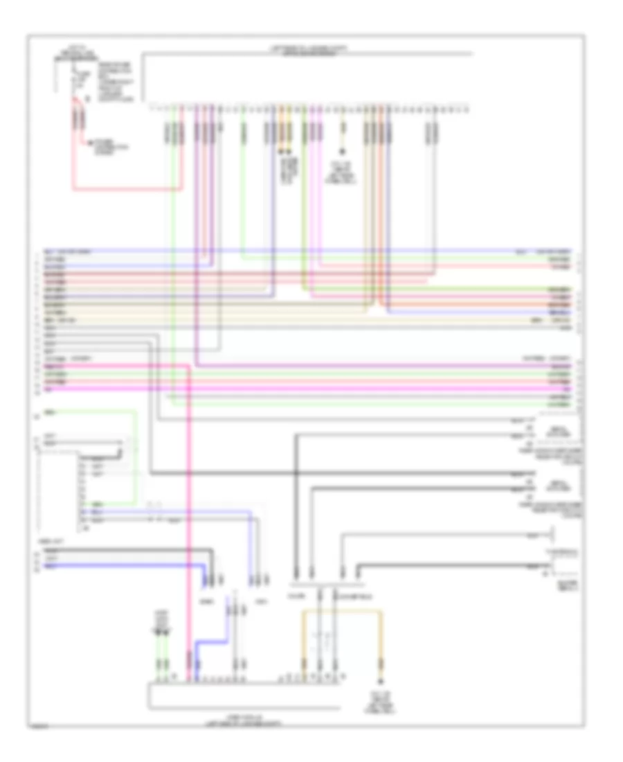 Navigation Wiring Diagram, withHifi Radio & Active Sound Design (4 из 5) для BMW 435i xDrive 2014