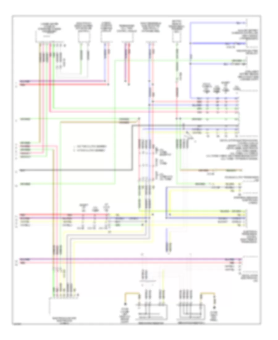 Электросхема линии передачи данных CAN (6 из 6) для BMW 535d 2014