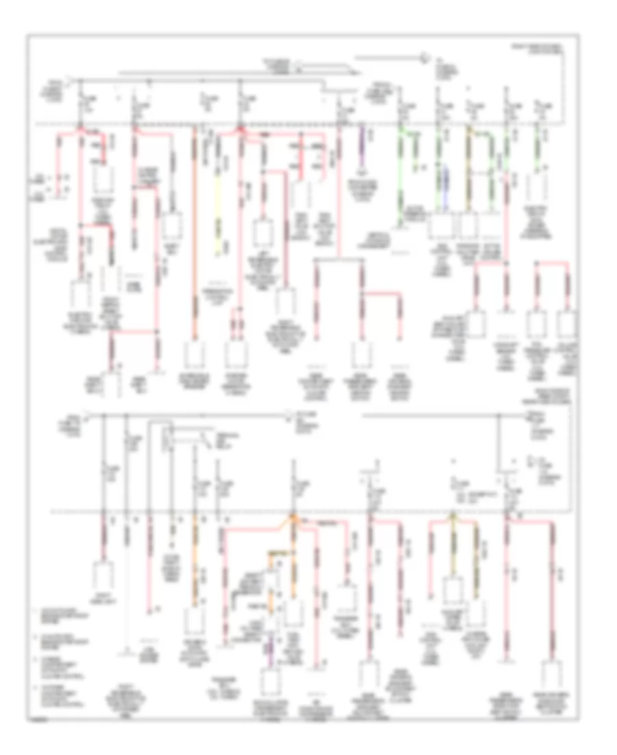 Электросхема блока предохранителей и реле (4 из 6) для BMW 535d 2014