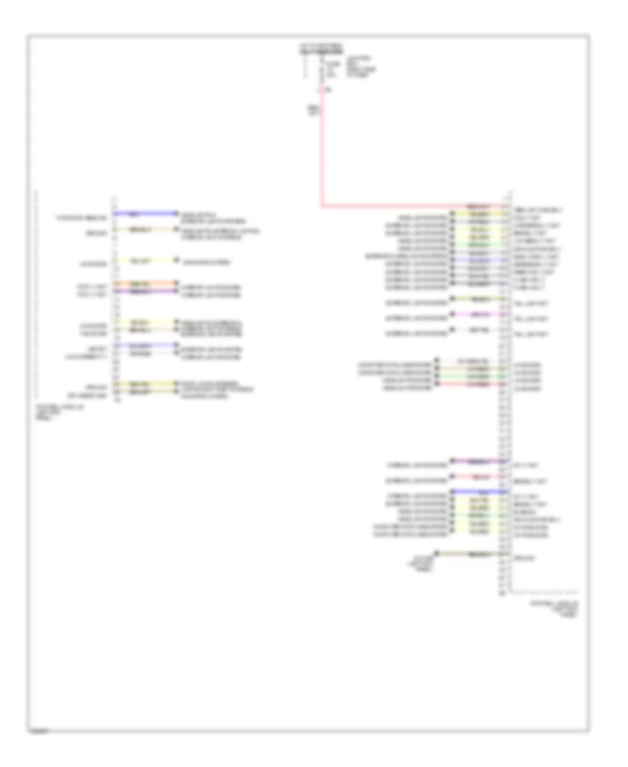 Электросхема блоков управления кузовом (1 из 2) для BMW 740Li 2012
