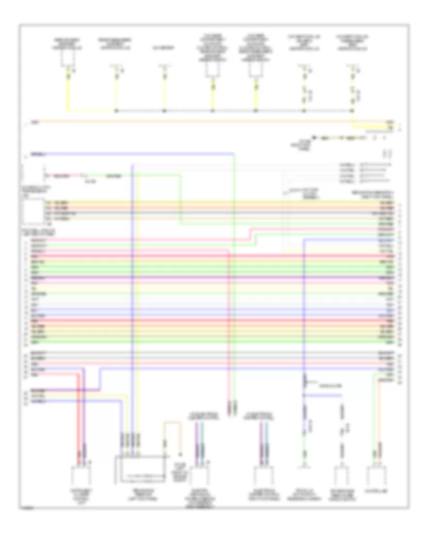 Электросхема линии передачи данных CAN (2 из 4) для BMW 640i 2013