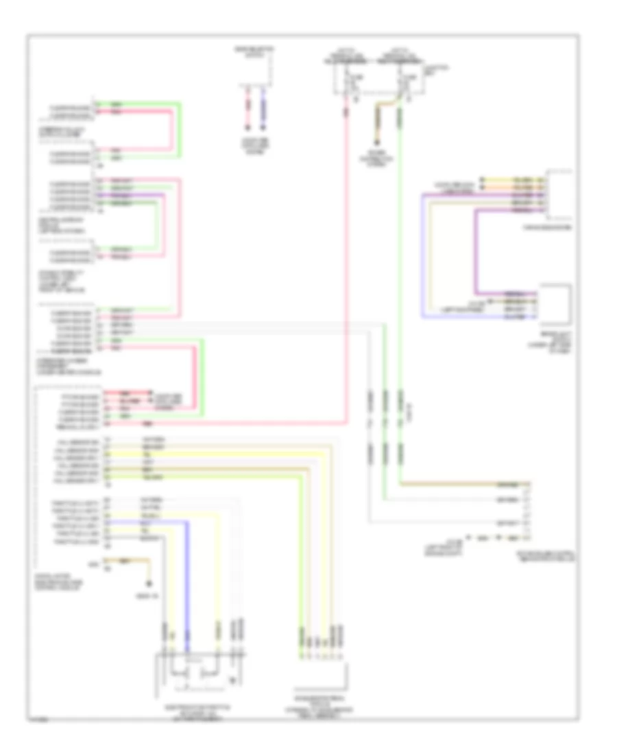 Электросхема системы круизконтроля для BMW 640i 2013