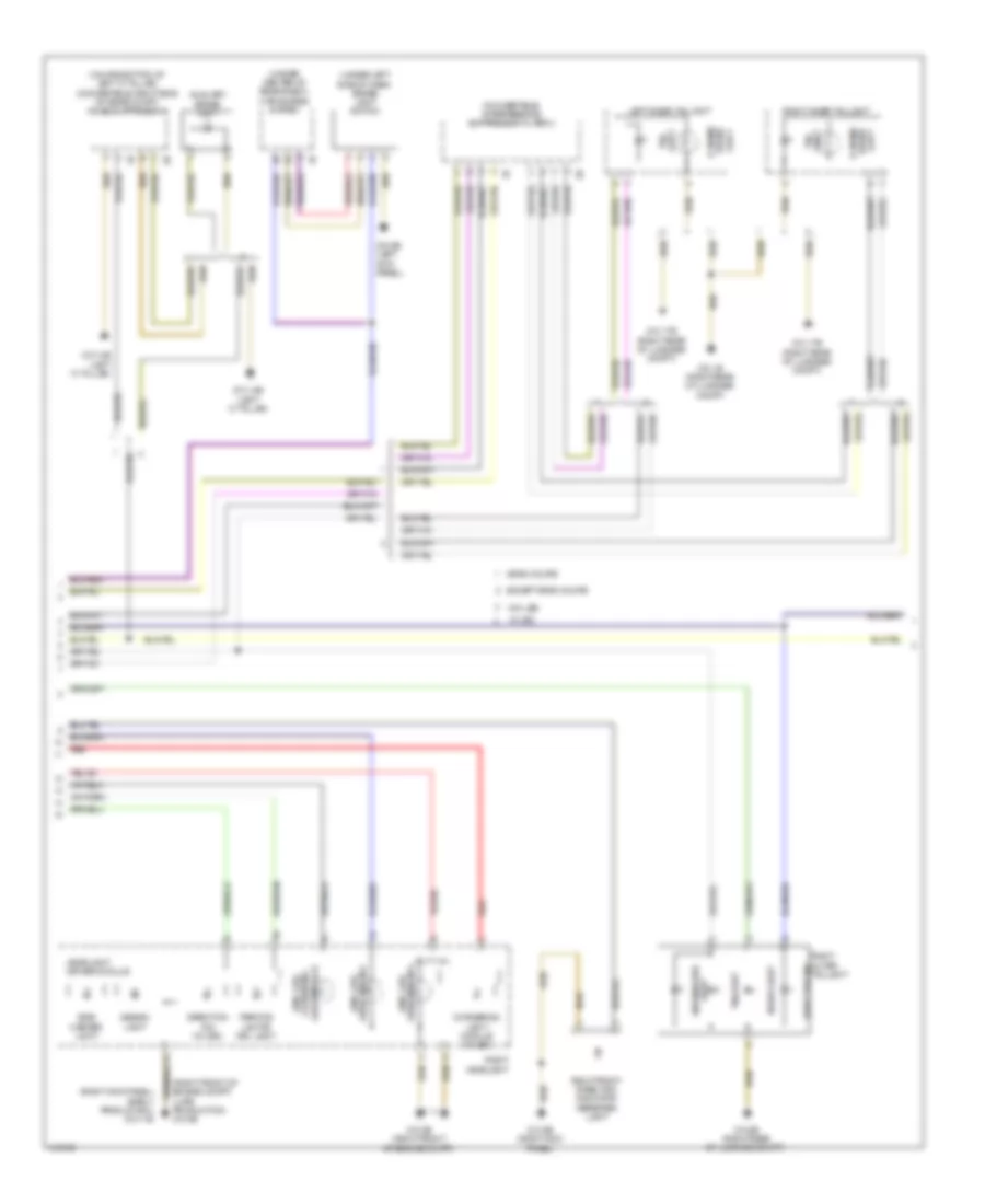 Электросхема розетки подключения прицепа и внешнего освещения (2 из 4) для BMW 640i 2013