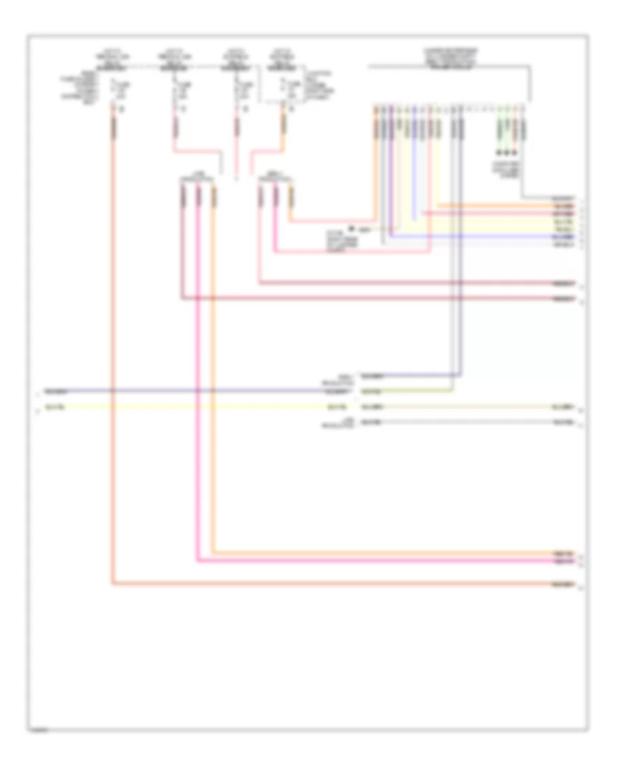 Электросхема розетки подключения прицепа и внешнего освещения (3 из 4) для BMW 640i 2013