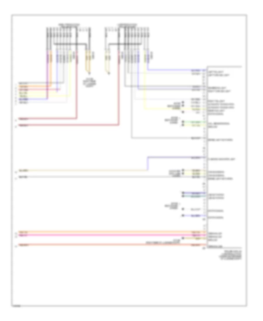 Электросхема розетки подключения прицепа и внешнего освещения (4 из 4) для BMW 640i 2013