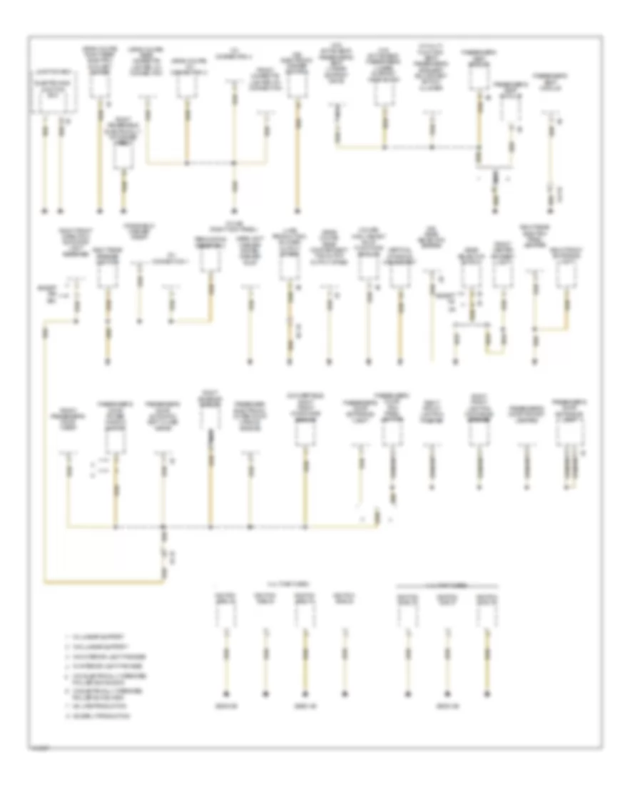 Электросхема подключение массы заземления (2 из 6) для BMW 640i 2013