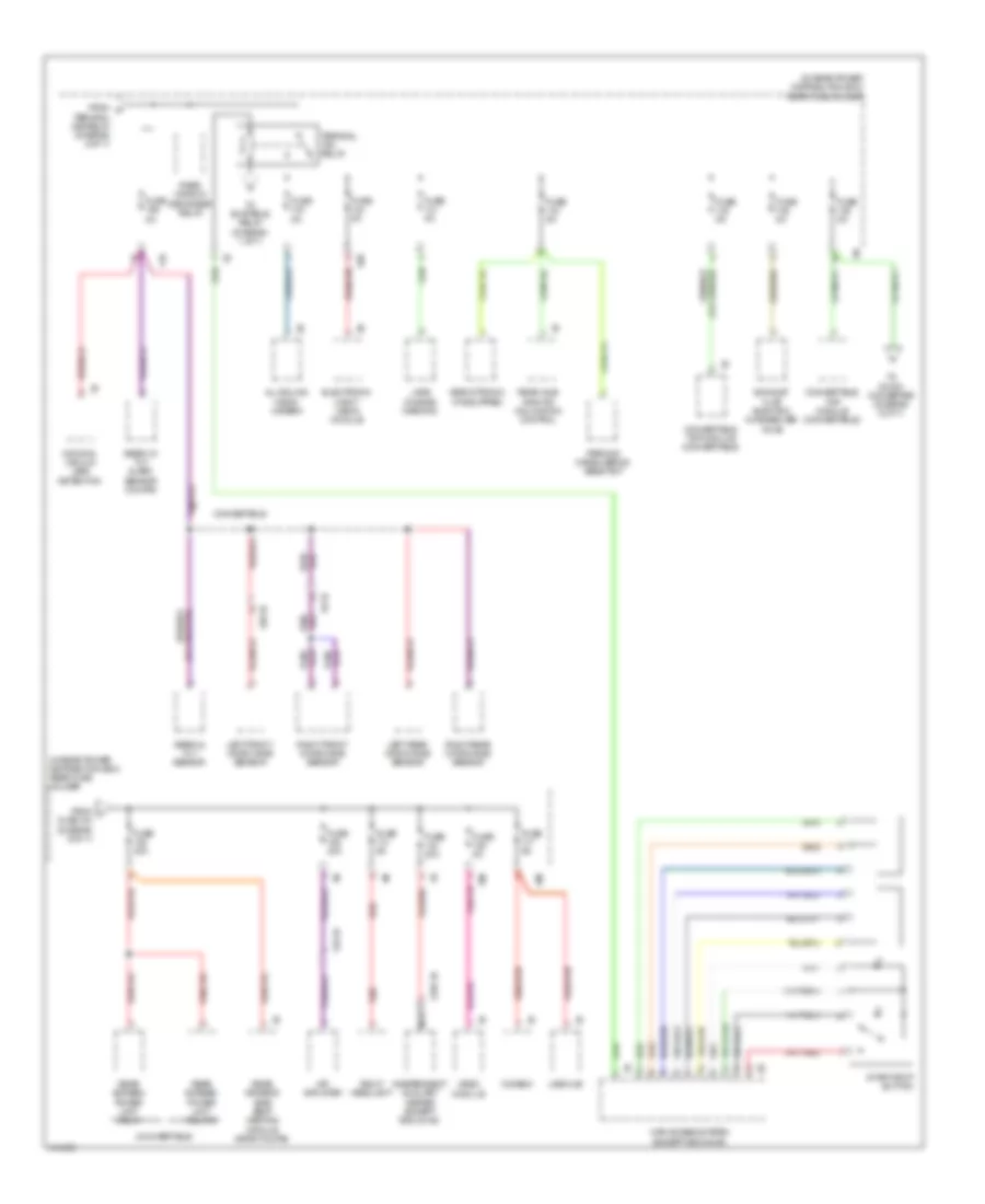 Электросхема блока предохранителей и реле (7 из 7) для BMW 640i 2013
