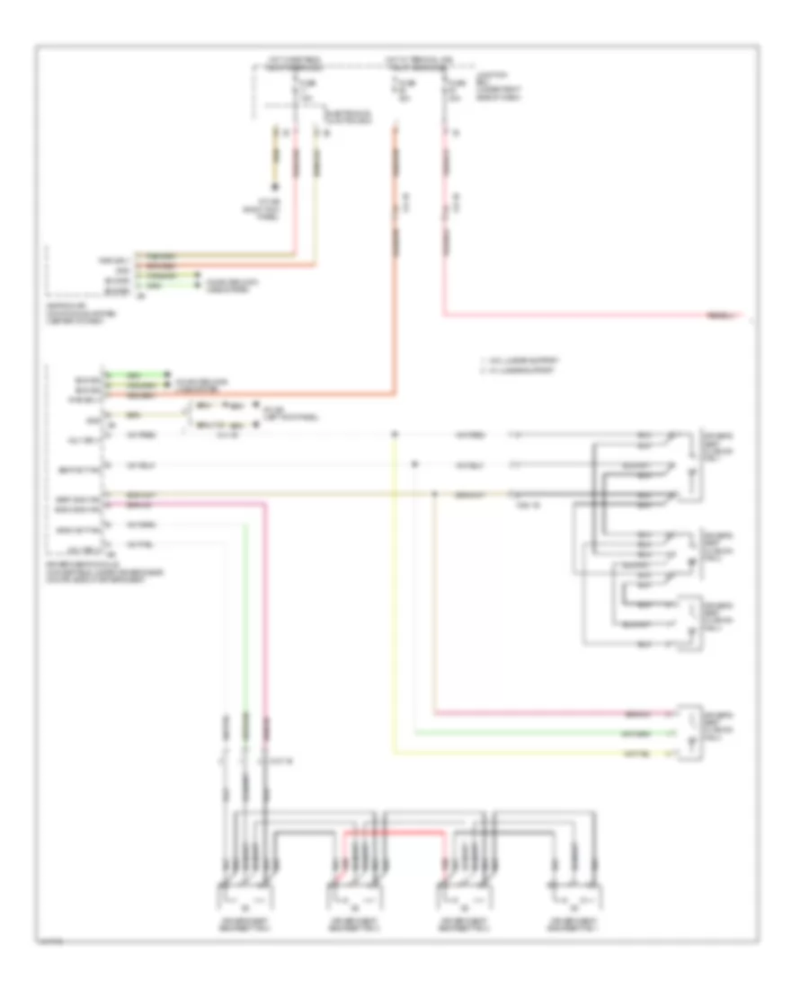схема вентиляции места (1 из 2) для BMW 640i 2013