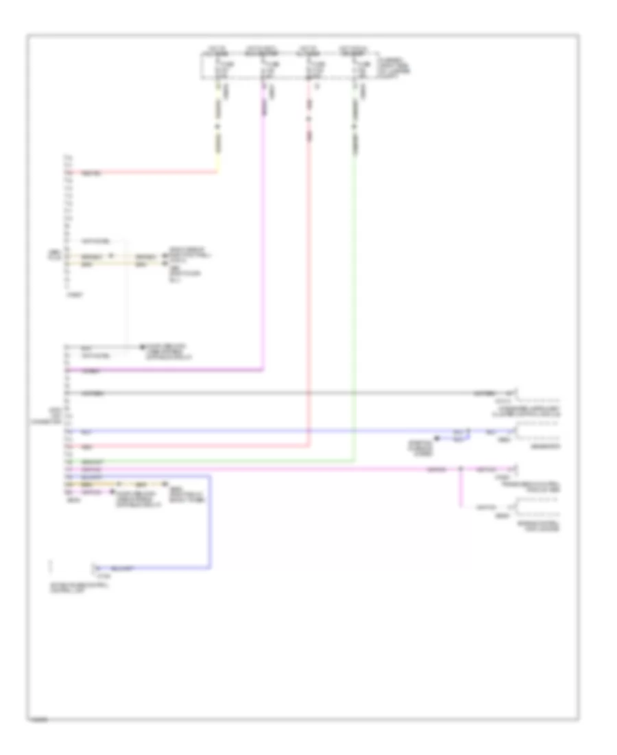 схема соединителя канала связи для BMW 740iL 2000
