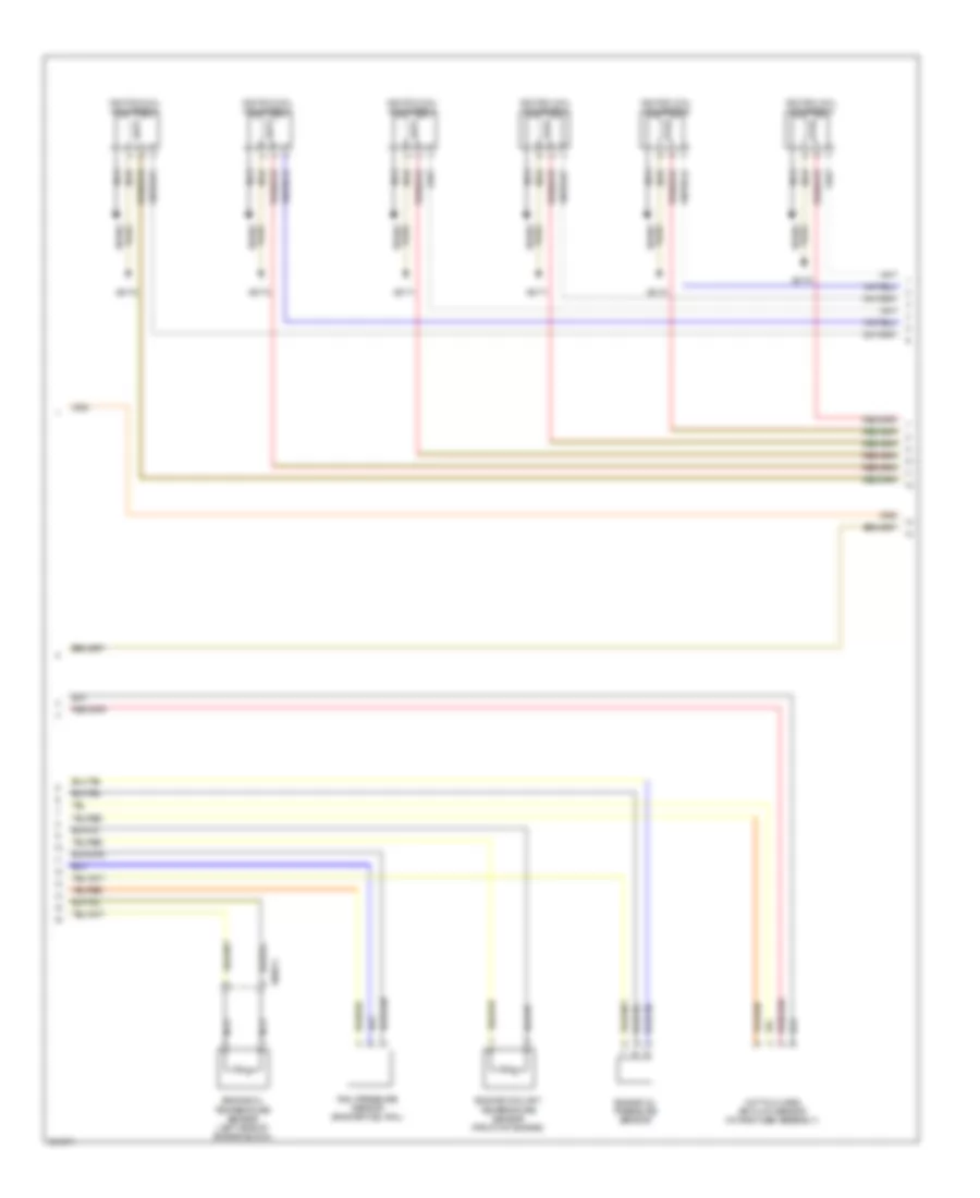 3.0L звукопровод, Электросхема системы управления двигателем (4 из 5) для BMW X3 28i 2011
