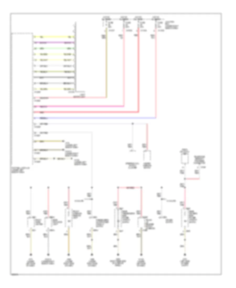 Электросхема подсветки приборов для BMW 328i 2007