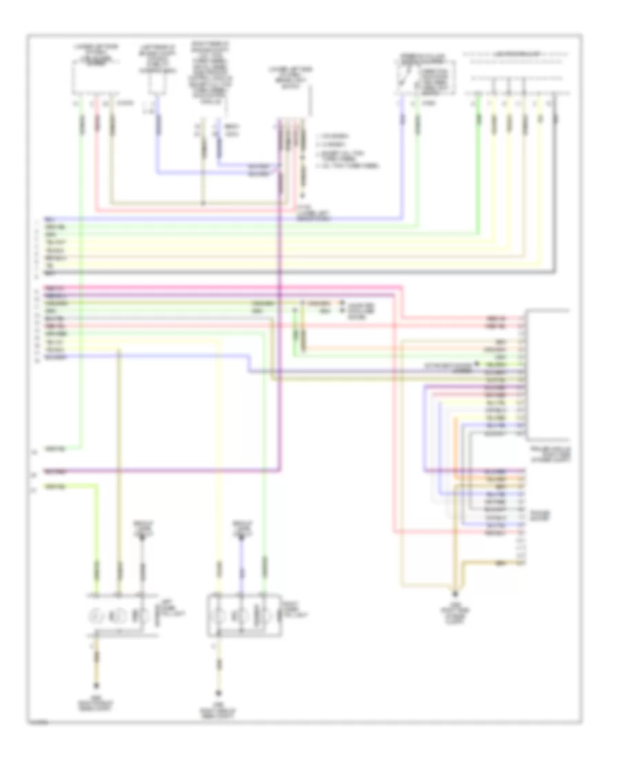 Электросхема розетки подключения прицепа и внешнего освещения (3 из 3) для BMW 335d 2010