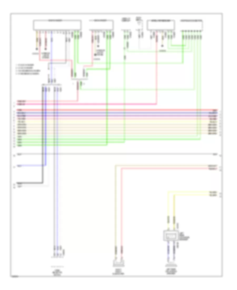 Hifi Radio Wiring Diagram, withCCC & M-ASK (2 из 3) для BMW X5 35d 2011