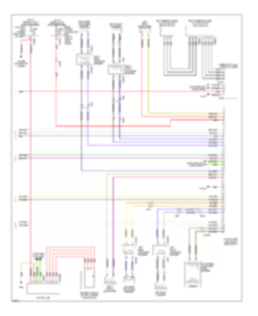 Hifi Radio Wiring Diagram, without CCC & M-ASK (3 из 3) для BMW X5 35d 2011