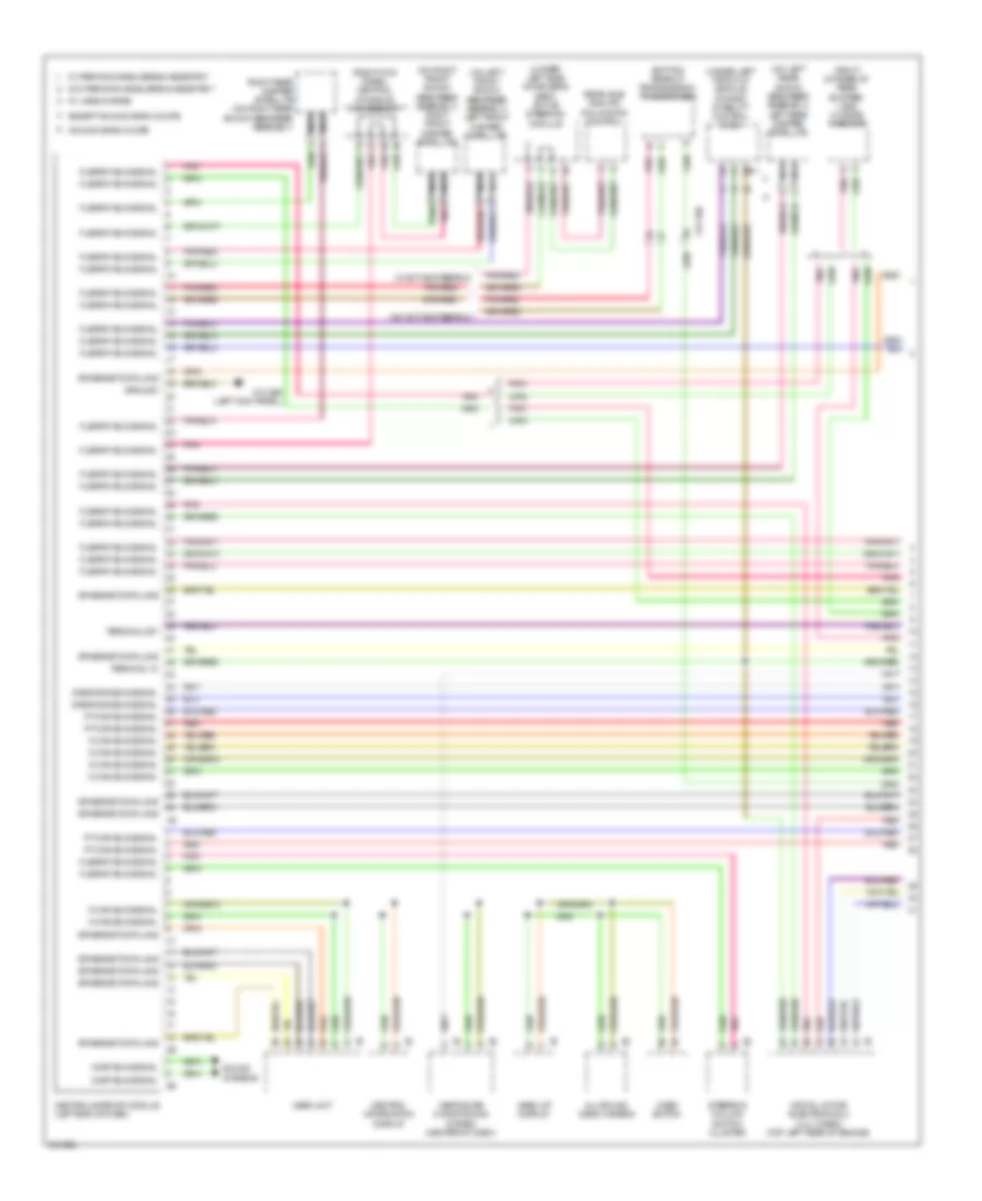 Электросхема линии передачи данных CAN (1 из 4) для BMW 640i 2014