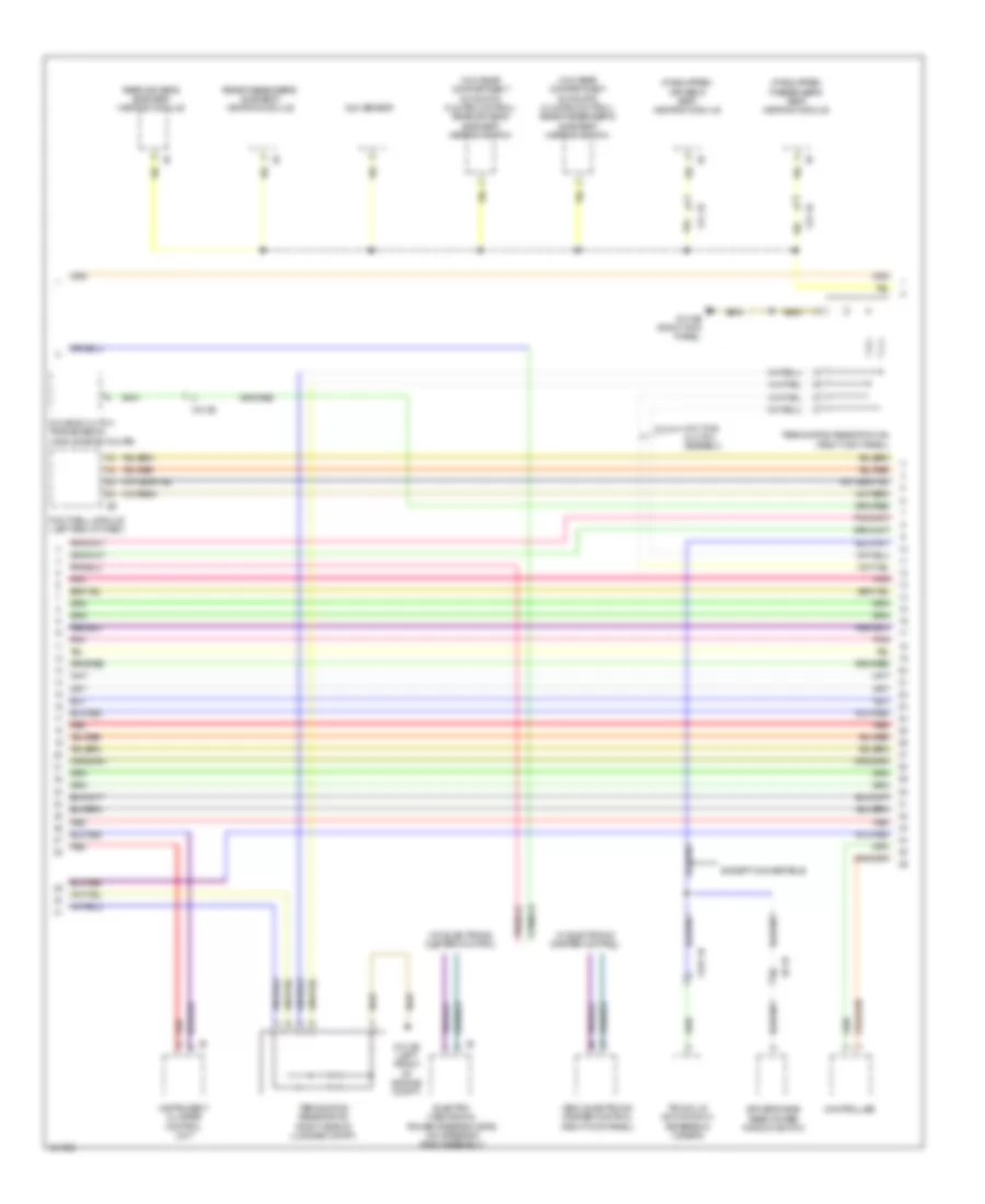 Электросхема линии передачи данных CAN (2 из 4) для BMW 640i 2014