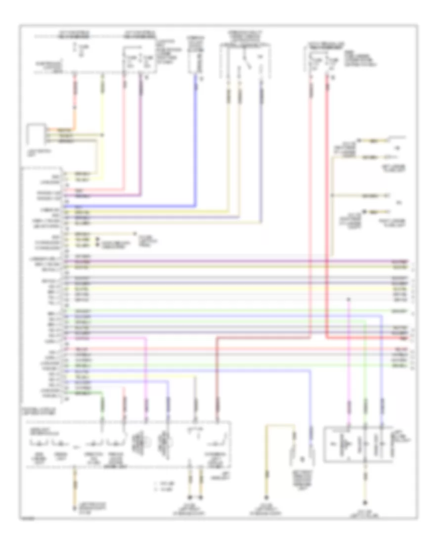 Электросхема розетки подключения прицепа и внешнего освещения (1 из 3) для BMW 640i 2014