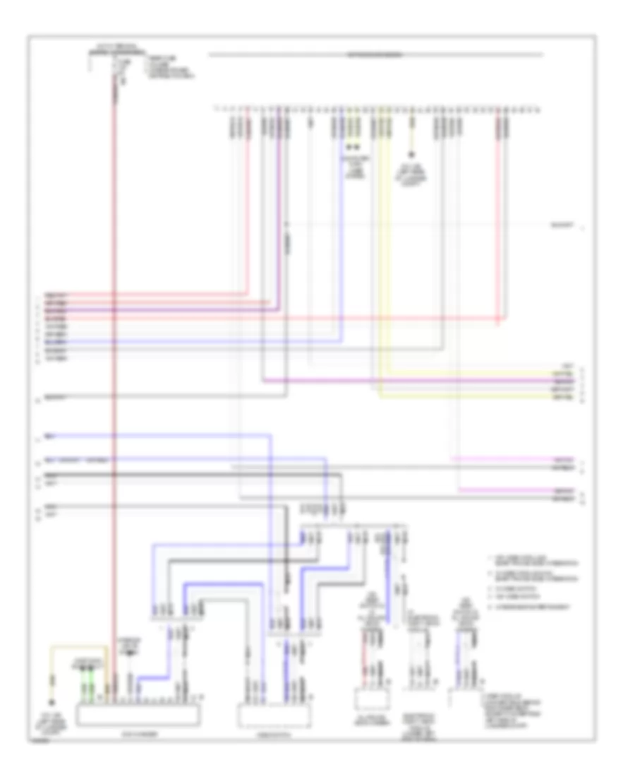Navigation Wiring Diagram, withHifi Radio & Active Sound Design (2 из 3) для BMW 640i 2014