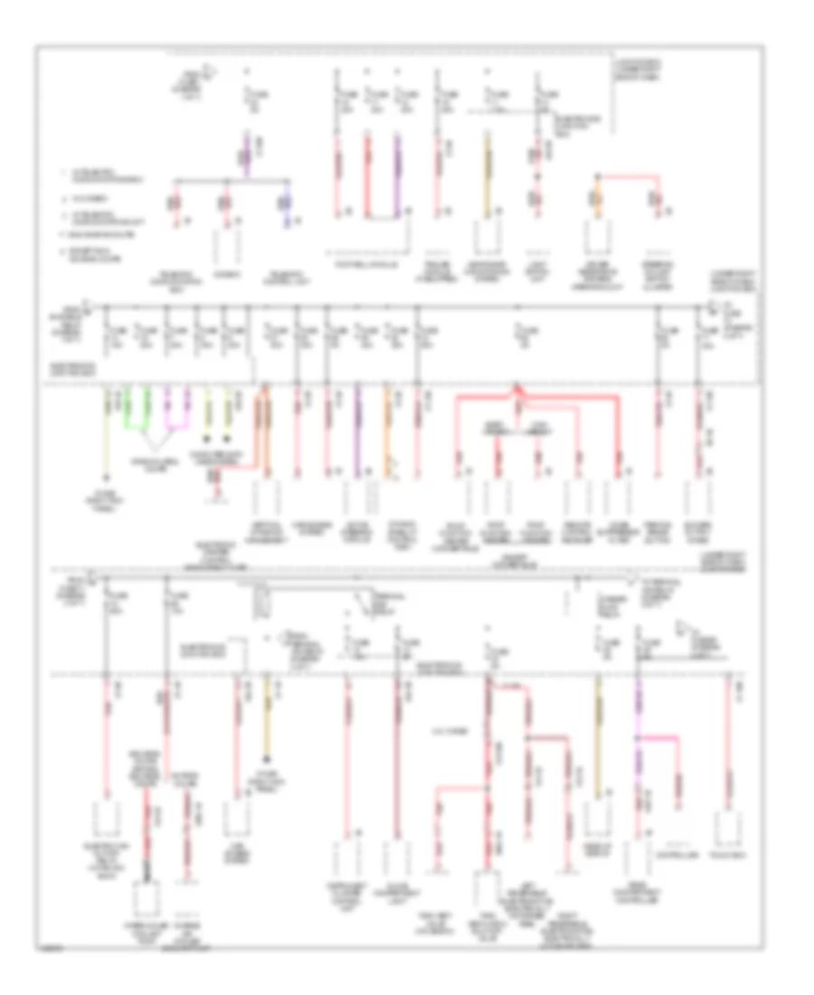 Электросхема блока предохранителей и реле (2 из 7) для BMW 640i 2014